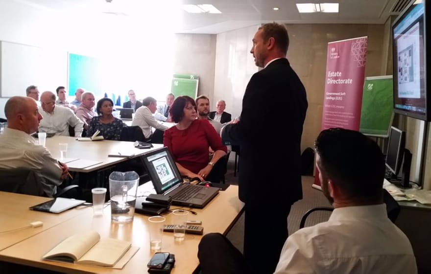 BIM4AIM in action with Matthew Watchorn and Chris Barker leading the group BIM4AIM in action with Matthew Watchorn and Chris Barker leading the group