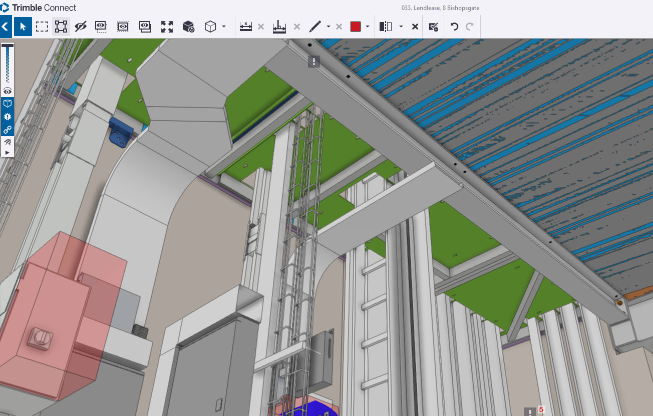 Risersafe support beams - Underside of a RiserSafe unit showing fire wall fixed beams and movable support beams Risersafe support beams - Underside of a RiserSafe unit showing fire wall fixed beams and movable support beams
