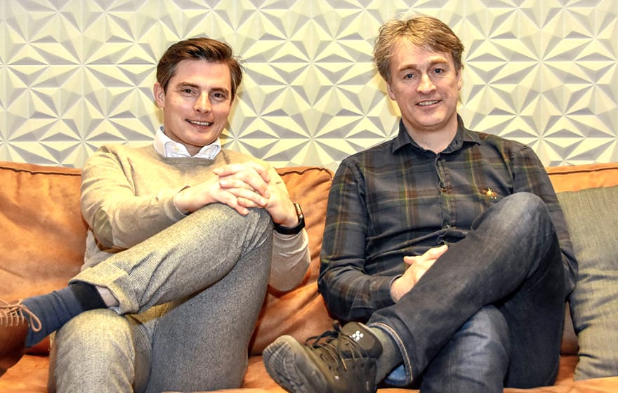 Thomas Goubau (left) and Klaus Nyengaard Thomas Goubau (left) and Klaus Nyengaard