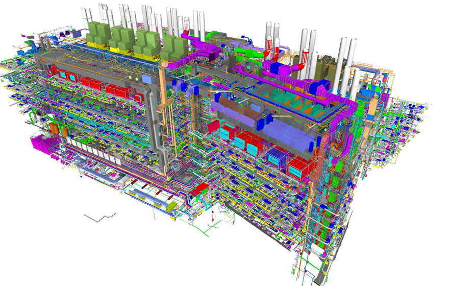 Over a third of the laboratory building’s entire floor area, or 34,000 sq m, is dedicated to MEP Over a third of the laboratory building’s entire floor area, or 34,000 sq m, is dedicated to MEP