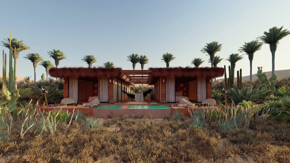 Image: A completed chalet in Todos Santos (Habitas) Image: A completed chalet in Todos Santos (Habitas)