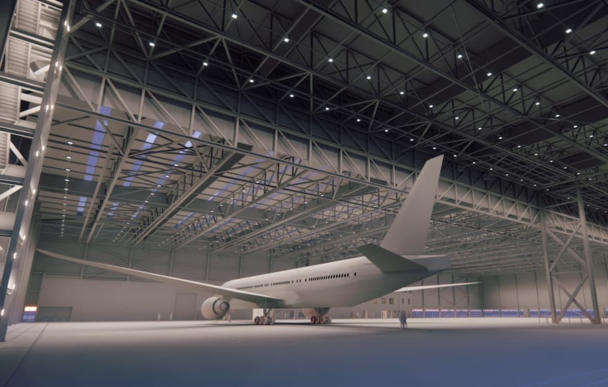 Modelling key to Boeing's new maintenance hangar at Gatwick | BIM+