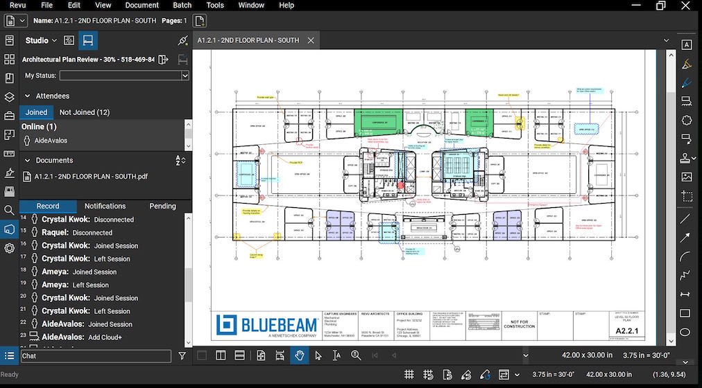 bluebeam revu standard snapshot