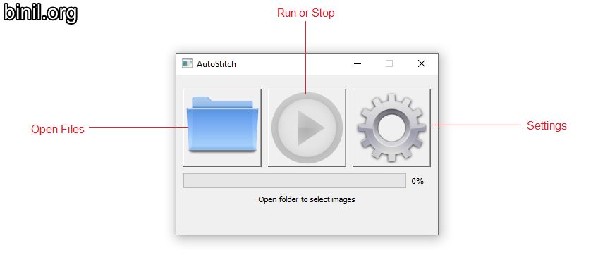 AutoStitch GUI