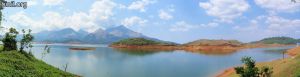 View of Banasura Sagar Dam catchment area