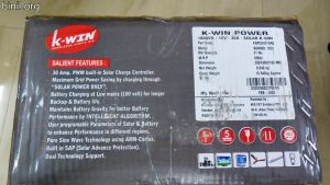 K-Win Sunsol Solar PCU 1000 Review