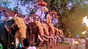 Peruvanam Mahadeva Temple Pooram 2021