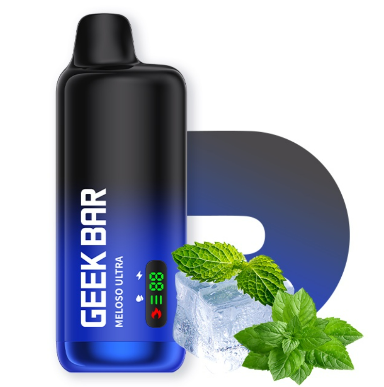 GEEK BAR MELOSO SERIES COOL ICE VAPE 10000PUFFS 20MG/ML NICOTINE ميلوسو سيريز كول آيس فيب