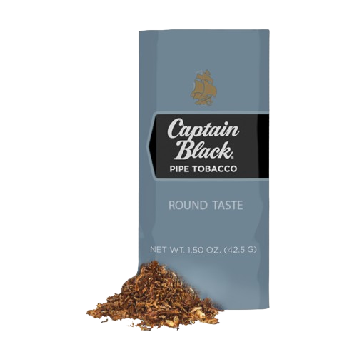 CAPTAIN BLACK PIPE TOBBACO ROUND TASTE