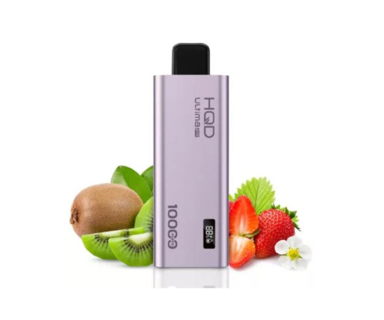 HQD Strawberry Kiwi (10,000 puffs)