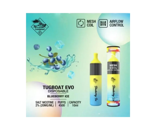 Tugboat Blueberry Ice (Puffs 2,500)