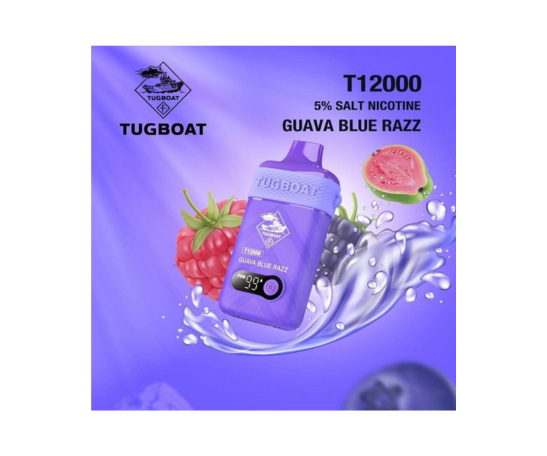 Tugboat Guava Blue Razz (12,000 Puffs)