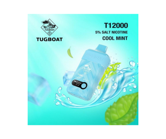 Tugboat Cool Mint (12,000 Puffs)