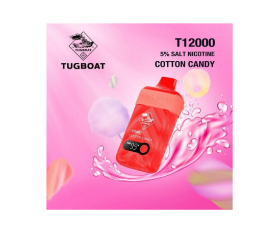 Tugboat Cotton Candy (12,000 Puffs)