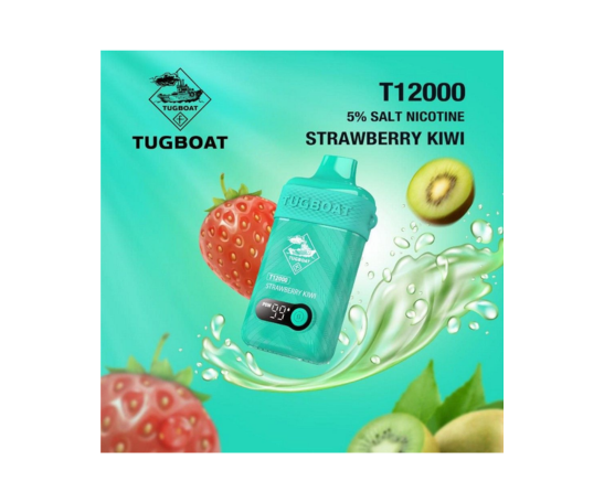 Tugboat Strawberry Kiwi (12,000 Puffs)