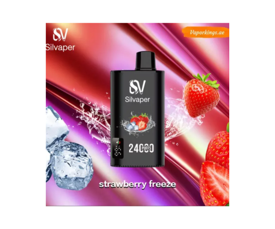 Silvaper Strawberry freeze (24,000 Puffs)