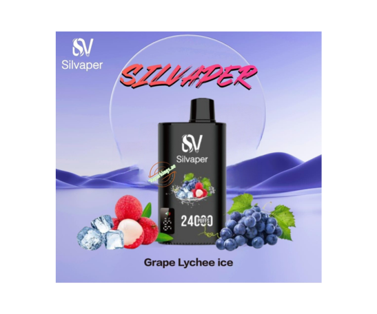 Silvaper Grape Lychee (24,000 Puffs)