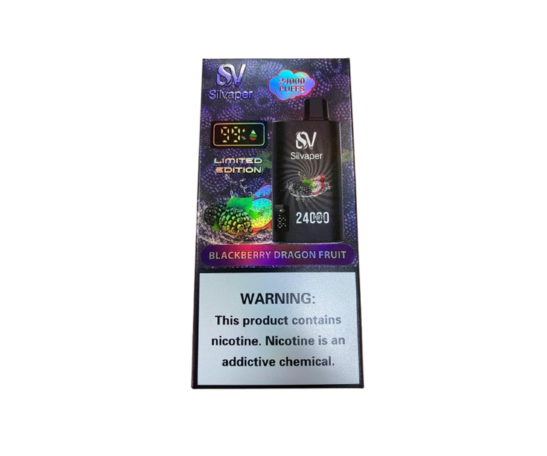 Silvapor Blackberry Dragon Fruit (24,000 Puffs Limited Edition)