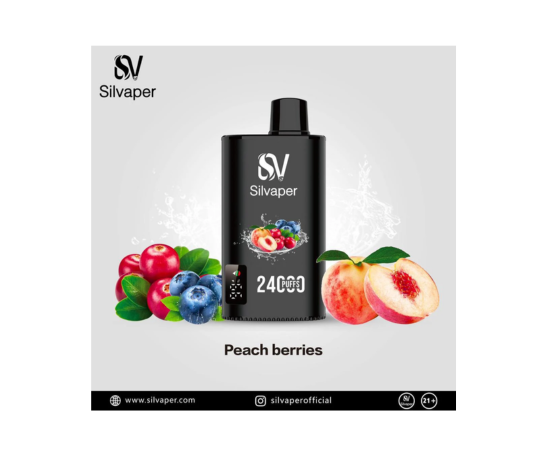 Silvapor Peach Berries (24,000 Puffs)
