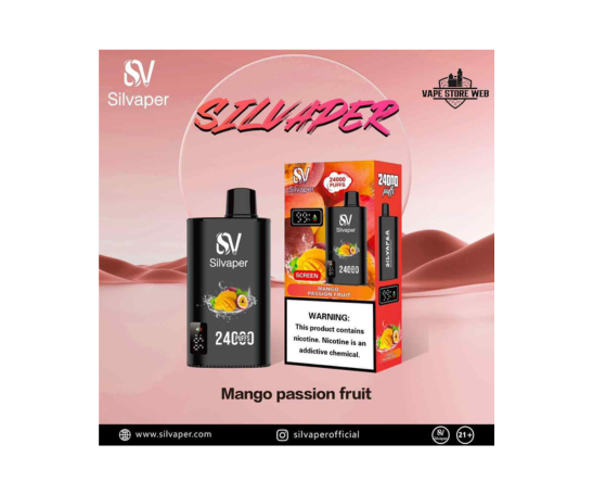 Silvapor Mango Passion Fruit (24,000 Puffs)