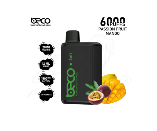 Beco Passion Fruit Mango (Puffs 6,000)