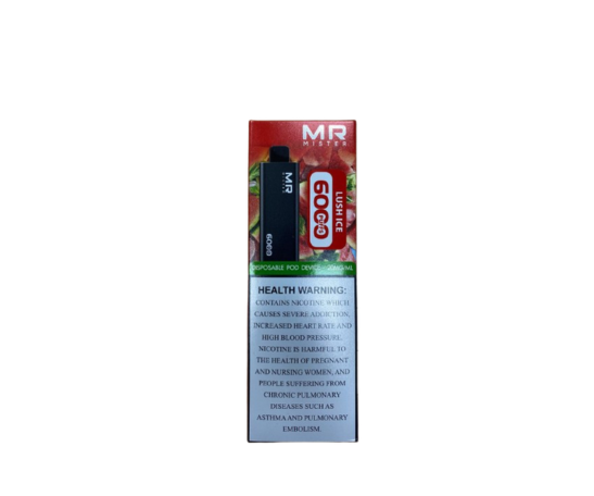 MR Mister Lush Ice (6k Puffs)