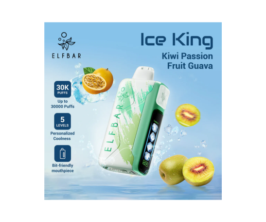 Elfbar Kiwi Passion Fruit Guava (30K Puffs)
