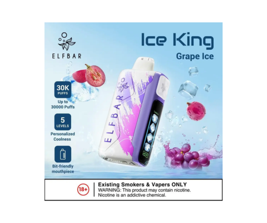 Elfbar Grape Ice (30K Puffs)