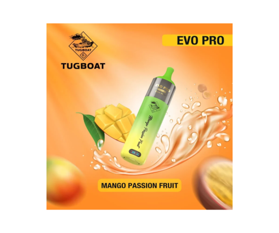 Tugboat Mango Passion Fruit Evo Pro (15K Puffs)