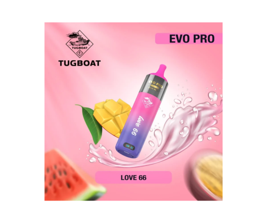 Tugboat Love 66 EVO PRO (15K Puffs)