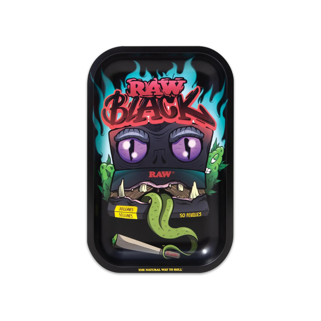 RAW Matte Black Monster Tray Small Size - 11"x7"x1"