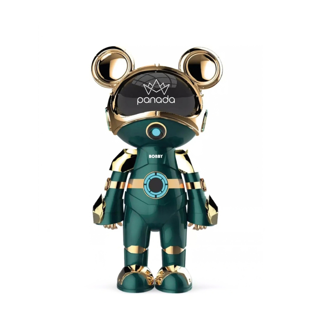 Panada Bobby Special Edition Hookah Set – Green & Gold Robot Shisha