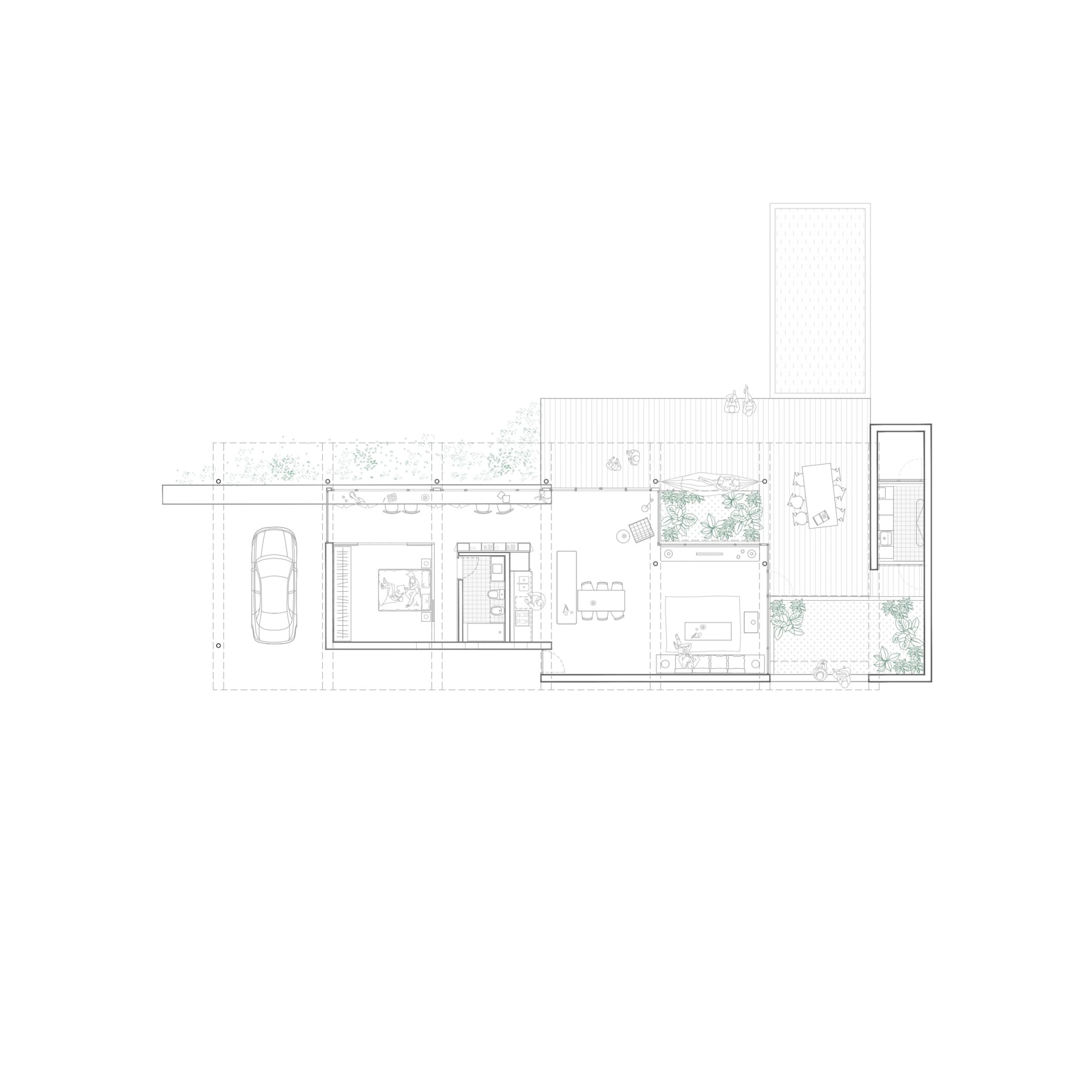 Casa del Mordisco — planos