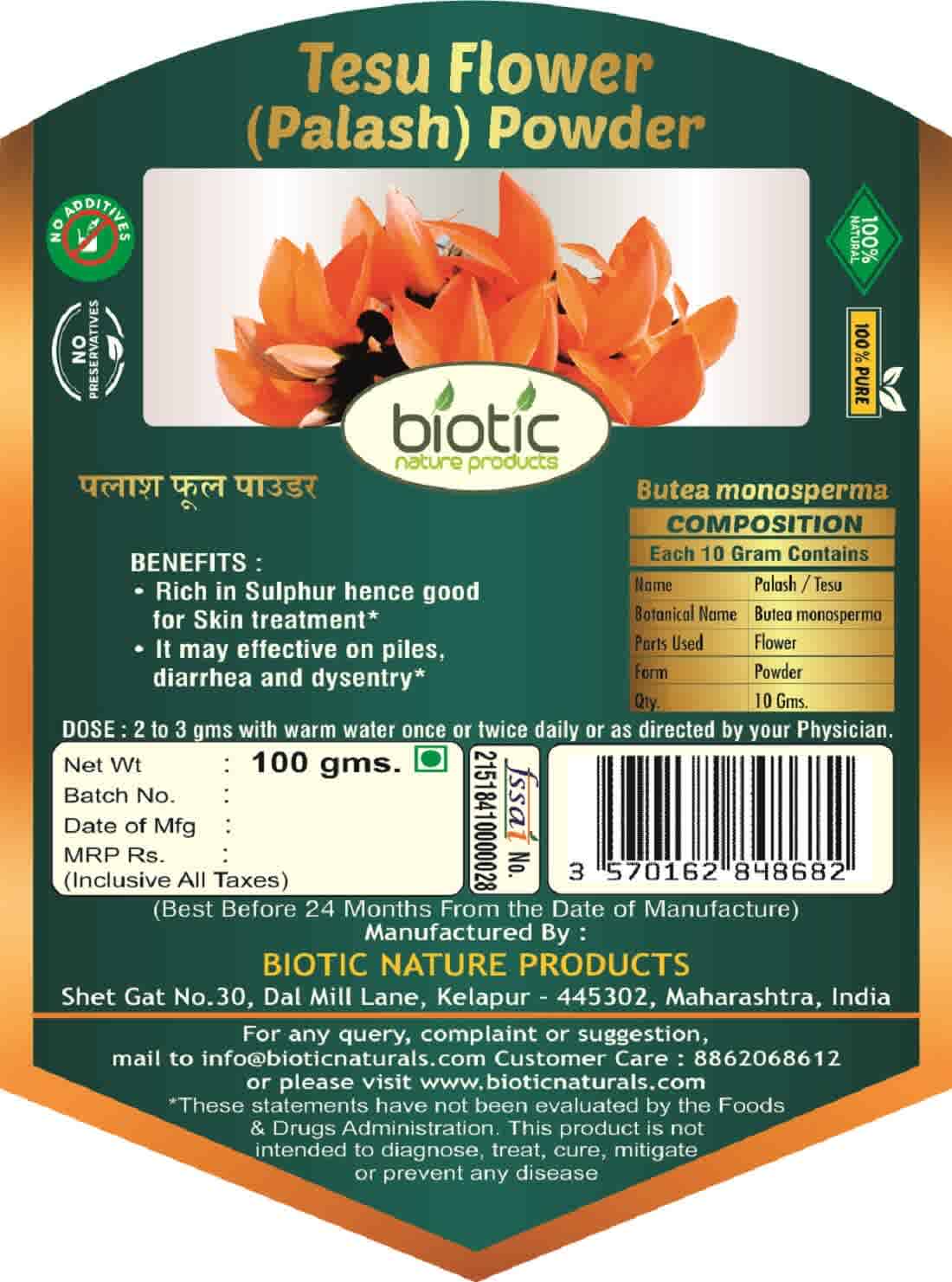 Buy Biotic Palash Flower Powder Online | Herbs for swelling sprains joint pains | Herbs for menstrual cramps Buy Biotic Palash Flower Powder Online | Herbs for swelling sprains joint pains | Herbs for menstrual cramps