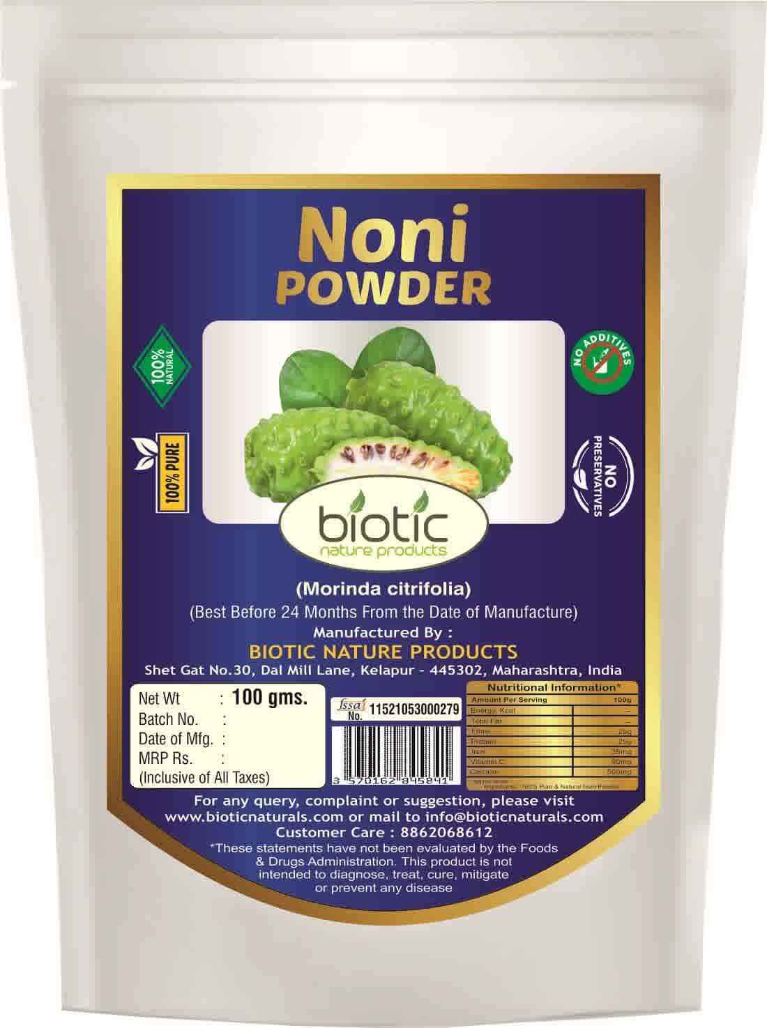Noni Powder (Morinda citrifolia) Noni fruit powder Beach Mulberry