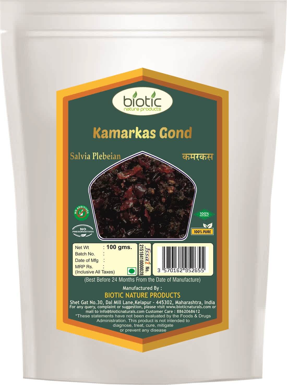 Kamarkas Gond / Kamarkas Gum Benefits Biotic Nature Products
