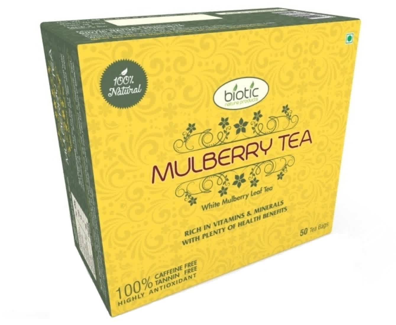 White Mulberry Leaf Tea (Morusalba) Herbal Tea Biotic Nature Products