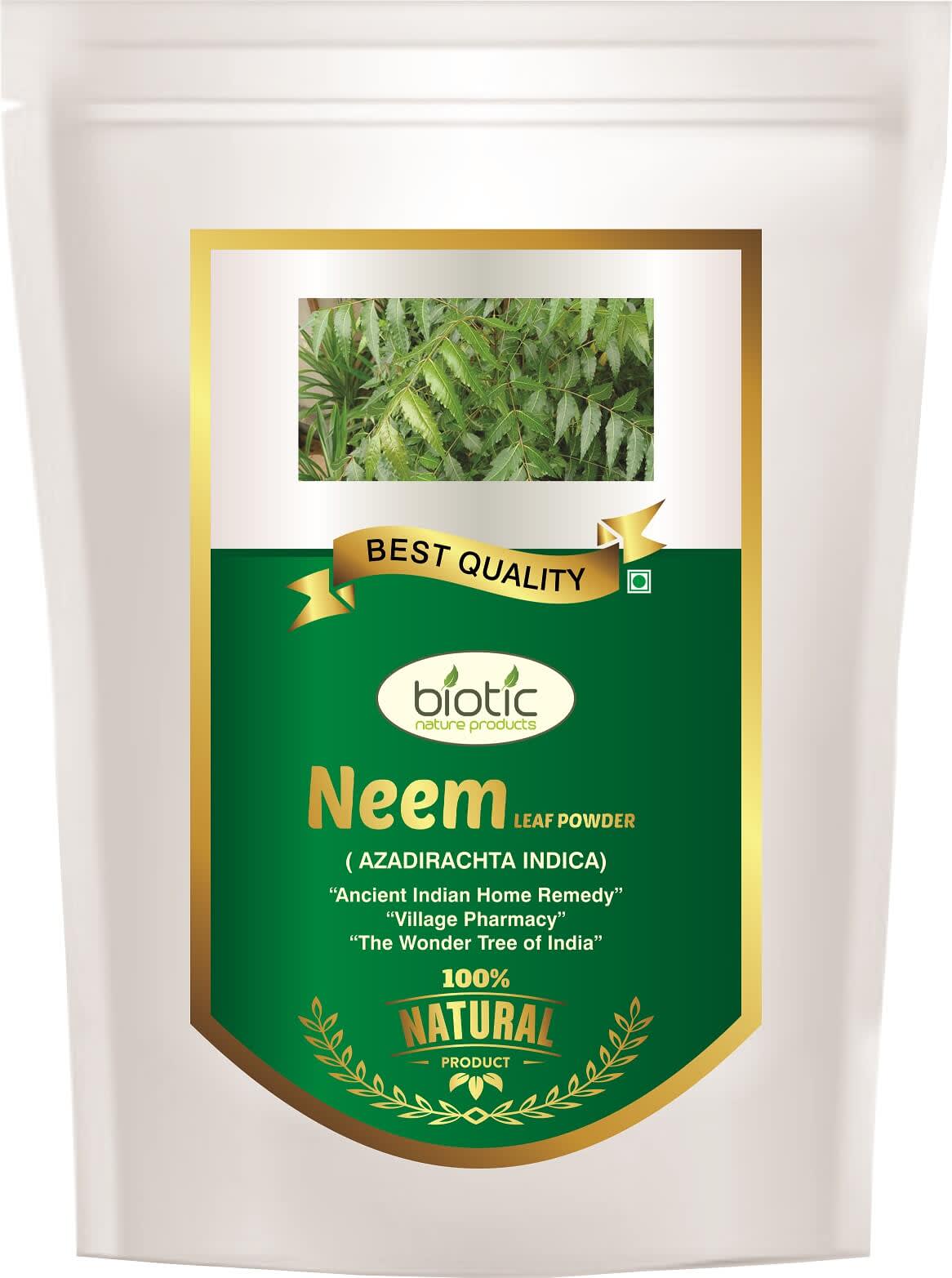 Buy Biotic Neem Leaf Powder Online Herbal Powder for Boost Immune