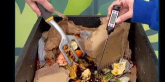 Composting after three months video thumbnail