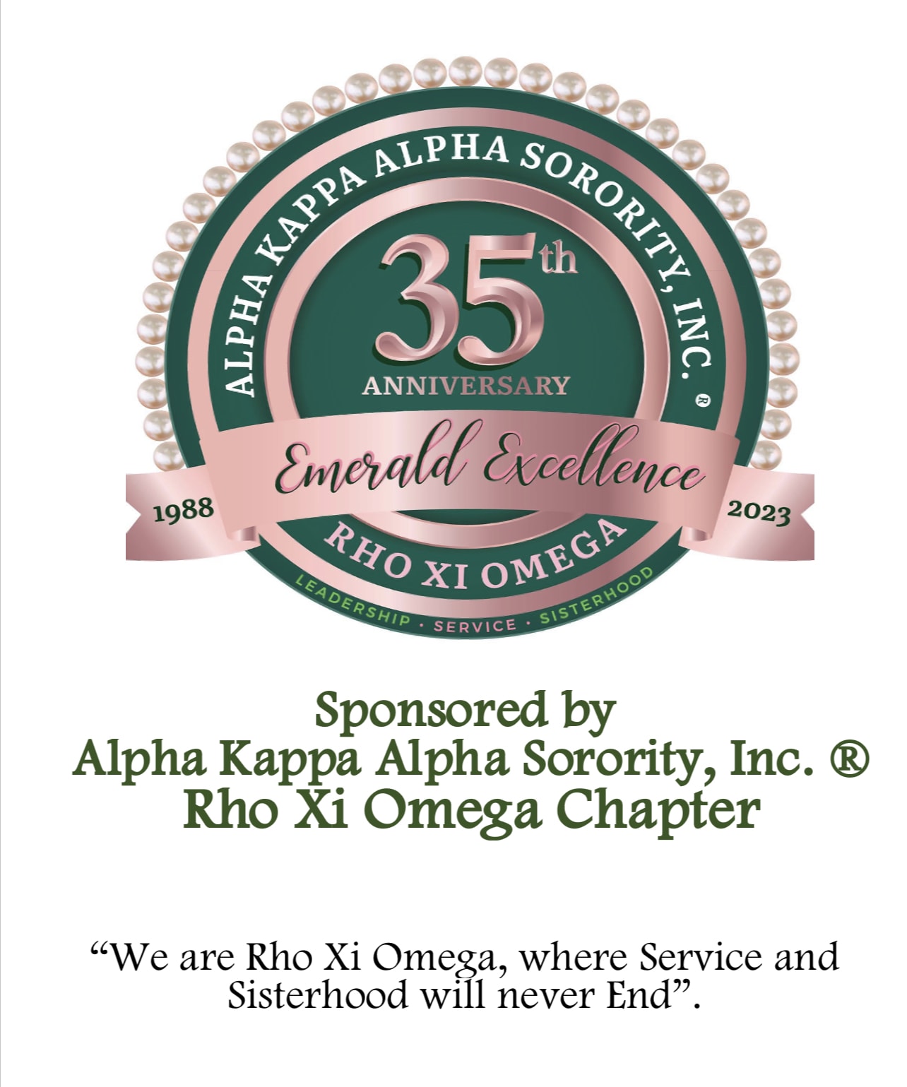 Alpha Kappa Alpha Sorority, Incorporated - Rho Xi Omega Chapter