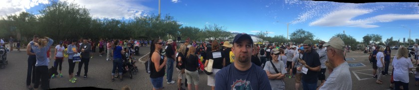 melanoma walk group shot pano