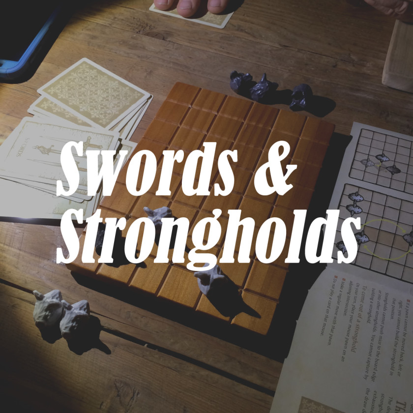 Mouse Guard: Swords & Strongholds on the table