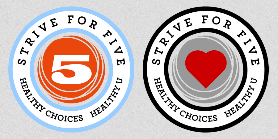 Strive for Five logo examples