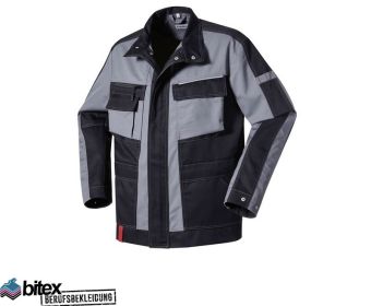 DASSY PULSE Sweatshirt-Jacke Jacke Arbeitsjacke schwarz//anthrazitgrau 290g//m²