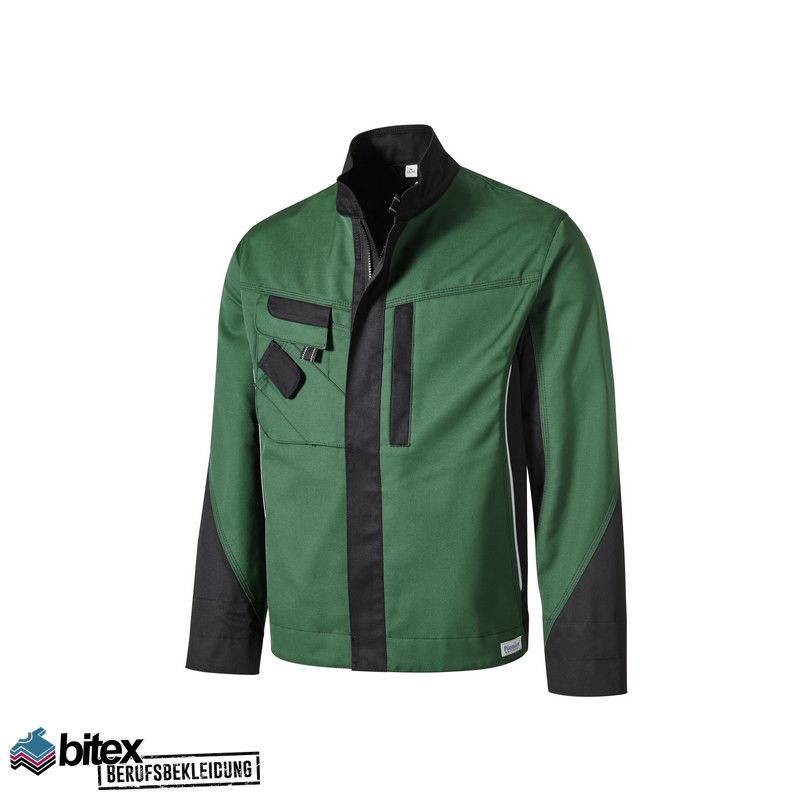 Arbeitsjacke Bundjacke Jacke schwarz//grün Gr M