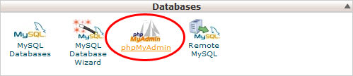 ویرایش فایل دیتابیس جوملا راهنمای کار با php my admin