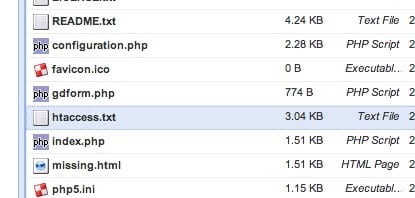 علت تغییر نام فایل htaccess در جوملا و وردپرس فایل htaccess چیست؟