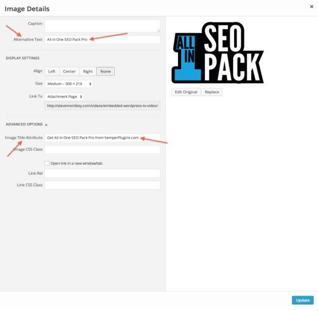 ویژگی نوشته جایگزین برای تصاویر