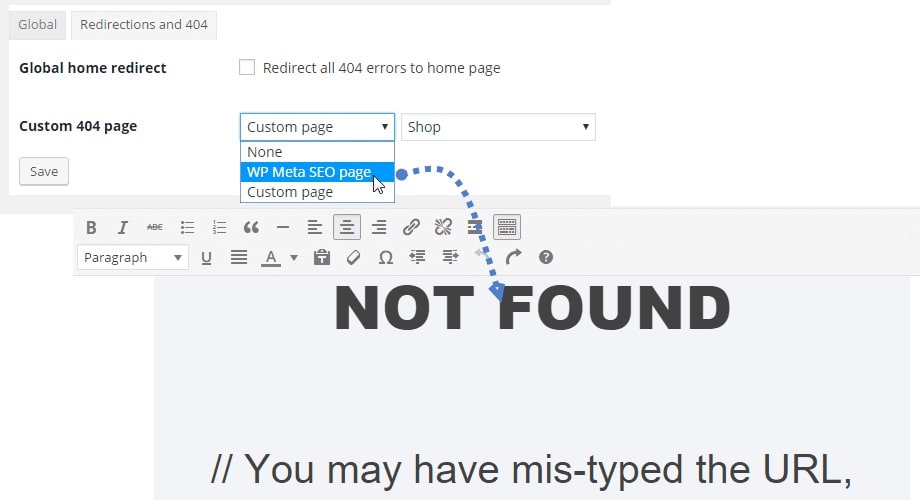 مدیریت 404 در وردپرس خطای 404 در وردپرس