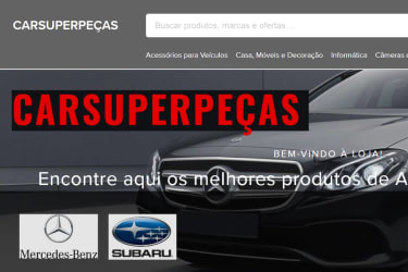 E-commerce Peças só de Carros Importados